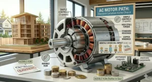 Breakdown of upfront costs versus long-term ROI for DC motor vs AC motor ceiling fans across Canadian provinces like Ontario and Quebec.