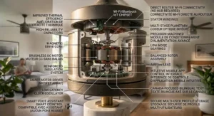 Alt text for image 9: Home layout illustration showing multi-room scheduling and automation using a wifi ceiling fan no hub required in a modern Canadian residence.